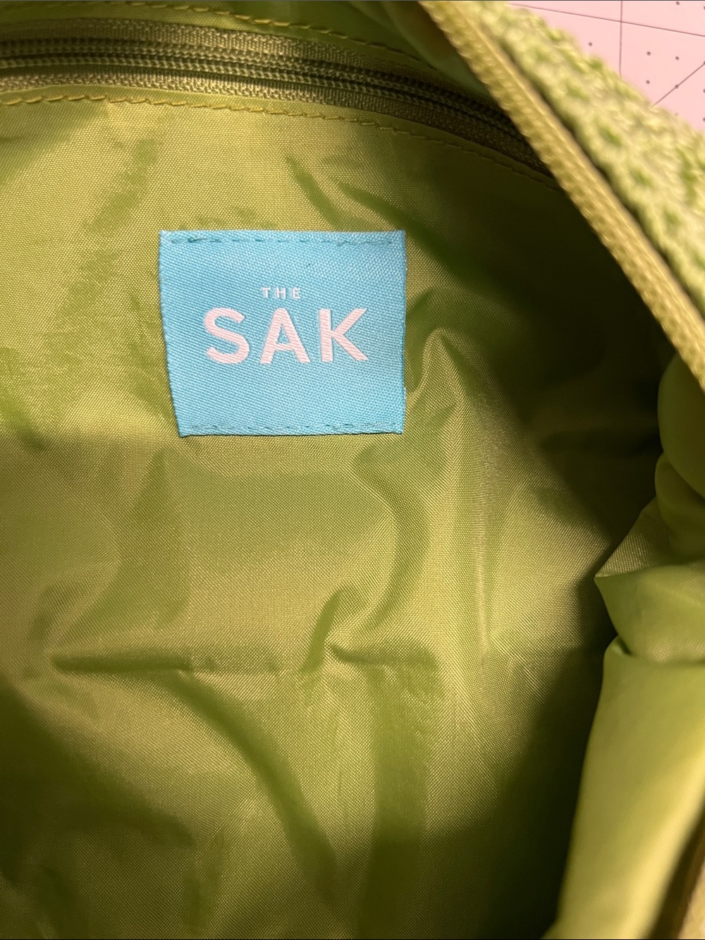 THE SAK Green Crocheted Shoulder Bag - Picture 3 of 7